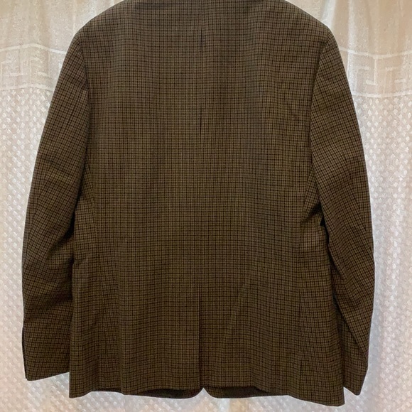 Men’s Blazer Size 44 Banana Republic Checked 100% Cotton Plaid NWT - Picture 14 of 17